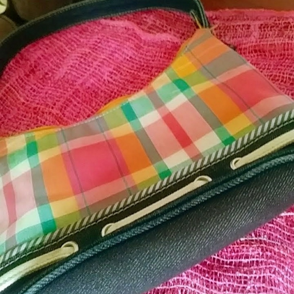 **sold** Tommy Hilfiger Pink Plaid Purse